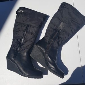 Croft&Barrow Black Snow Boots